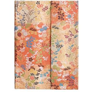 Paperblanks Kara-ori (Japanese Kimono) Midi 18-month Horizontal Hardback Dayplanner 2025 (Wrap Closure) Paperblanks Kara-ori (Japanese Kimono) Midi 18-month Horizontal Hardback Dayplanner 2025 (Wrap Closure)