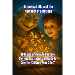Spataru, Daniela Grandma Lella and The Alphabet of Emotions: 26 Magical 5 Minute Bedtime Stories, Illustrated and Ready to Color for Children Ages 3 to 7 Spataru, Daniela Grandma Lella and The Alphabet of Emotions: 26 Magical 5 Minute Bedtime Stories, Illustrated and Ready to Color for Children Ages 3 to 7