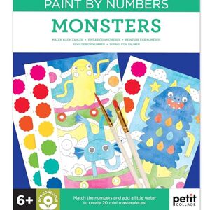 Petit Collage Paint by Numbers: Monsters Petit Collage Paint by Numbers: Monsters