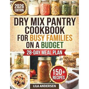Andersen, Lila Dry Mix Pantry Cookbook for Busy Families on a Budget: Make Once, Cook All Month—150+ DIY Homemade Recipes to Spend Less, Eat Clean & End Dinner ... Plan + Shopping List (Pantry Mastery Series) Andersen, Lila Dry Mix Pantry Cookbook for Busy Families on a Budget: Make Once, Cook All Month—150+ DIY Homemade Recipes to Spend Less, Eat Clean & End Dinner ... Plan + Shopping List (Pantry Mastery Series)
