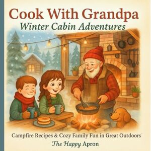 Apron, The Happy Cook With Grandpa – Winter Cabin Adventures: Campfire Recipes & Cozy Family Fun in the Great Outdoors! Apron, The Happy Cook With Grandpa – Winter Cabin Adventures: Campfire Recipes & Cozy Family Fun in the Great Outdoors!