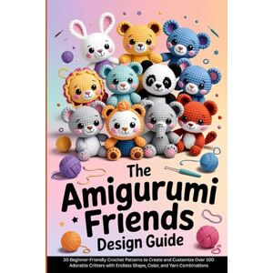 Hobson, Cuthbert The Amigurumi Friends Design Guide: 20 Beginner-Friendly Crochet Patterns to Create and Customize Over 100 Adorable Critters with Endless Shape, Color, and Yarn Combinations Hobson, Cuthbert The Amigurumi Friends Design Guide: 20 Beginner-Friendly Crochet Patterns to Create and Customize Over 100 Adorable Critters with Endless Shape, Color, and Yarn Combinations
