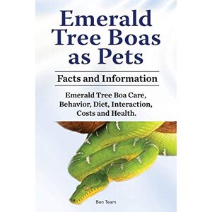 Team, Ben Emerald Tree Boas as Pets. Facts and Information. Emerald Tree Boa Care, Behavior, Diet, Interaction, Costs and Health. Team, Ben Emerald Tree Boas as Pets. Facts and Information. Emerald Tree Boa Care, Behavior, Diet, Interaction, Costs and Health.