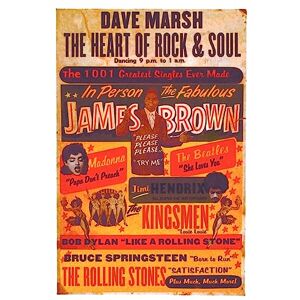 Marsh, David The Heart Of Rock & Soul: The 1001 Greatest Singles Every Made Marsh, David The Heart Of Rock & Soul: The 1001 Greatest Singles Every Made