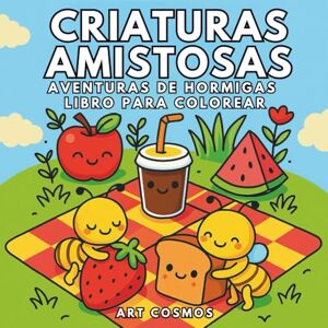 Cosmos, Art Criaturas Amistosas Aventuras de Hormigas: Libro para colorear Cosmos, Art Criaturas Amistosas Aventuras de Hormigas: Libro para colorear