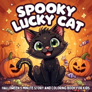 Wonderland, Luna Spooky Lucky Cat Halloween 5 Minute Story and Coloring Book for Kids: A cozy fall coloring book for kids ages 4-8 with a heartwarming story Perfect ... fun (Cozy Fall & Halloween Collection) Wonderland, Luna Spooky Lucky Cat Halloween 5 Minute Story and Coloring Book for Kids: A cozy fall coloring book for kids ages 4-8 with a heartwarming story Perfect ... fun (Cozy Fall & Halloween Collection)