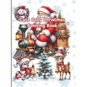 Boutique, Once In A Blue Moon Cute Cozy Christmas Coloring Book Boutique, Once In A Blue Moon Cute Cozy Christmas Coloring Book