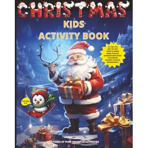 STUDIOS, WJMV CHRISTMAS KIDS ACTIVITY BOOK: 175 PAGES OF ACTIVITIES FOR AGES 6 TO 12 Large size 8.5 x 11 Inches ( 21.59 x 27.94cm ) Includes Coloring, Mazes, Dot ... Wordsearch and TIC-TAC-TOE Great Xmas gift. STUDIOS, WJMV CHRISTMAS KIDS ACTIVITY BOOK: 175 PAGES OF ACTIVITIES FOR AGES 6 TO 12 Large size 8.5 x 11 Inches ( 21.59 x 27.94cm ) Includes Coloring, Mazes, Dot ... Wordsearch and TIC-TAC-TOE Great Xmas gift.