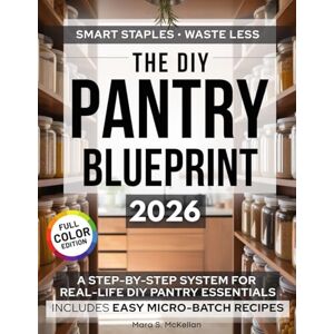 McKellan, Mara S. The DIY Pantry Blueprint: The Complete Step-by-Step Guide to Pantry Staples with Clear Storage & Shelf-Life Charts, Make-or-Buy Checklists, and Money-Saving Micro-Batch Recipes that Cut Food Waste McKellan, Mara S. The DIY Pantry Blueprint: The Complete Step-by-Step Guide to Pantry Staples with Clear Storage & Shelf-Life Charts, Make-or-Buy Checklists, and Money-Saving Micro-Batch Recipes that Cut Food Waste