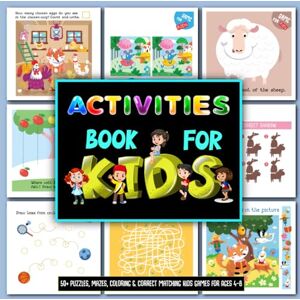 Noah Alan Reed Activities Book for Kids: 50+ Puzzles, Mazes, Coloring & Correct matching Kids Games for Ages 4–8: Preschool & Kindergarten Activity Book – Letter ... Find Difference, Coloring Pages & More Noah Alan Reed Activities Book for Kids: 50+ Puzzles, Mazes, Coloring & Correct matching Kids Games for Ages 4–8: Preschool & Kindergarten Activity Book – Letter ... Find Difference, Coloring Pages & More