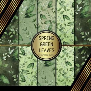 Palomino, Peyton Scrapbook Paper: Spring Green Leaves: Double Sided Craft Paper For Card Making, Origami & DIY Projects Decorative Scrapbooking Paper Pad Palomino, Peyton Scrapbook Paper: Spring Green Leaves: Double Sided Craft Paper For Card Making, Origami & DIY Projects Decorative Scrapbooking Paper Pad