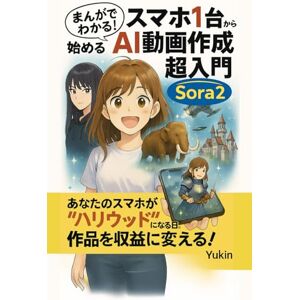 Yukin まんがでわかる! 知識ゼロ・スマホ1台から始める AI動画作成 超入門: Sora2あなたのスマホが“ハリウッド”になる日【ChatGPT】【AI】【初心者】【入門書】 Yukin まんがでわかる! 知識ゼロ・スマホ1台から始める AI動画作成 超入門: Sora2あなたのスマホが“ハリウッド”になる日【ChatGPT】【AI】【初心者】【入門書】