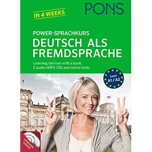 Breslauer, Christine Pons German series: PONS Power-Sprachkurs Deutsch als Fremdsprache Book + CD: Learning German with a book, 2 audio+mp3-CDs and online tests Breslauer, Christine Pons German series: PONS Power-Sprachkurs Deutsch als Fremdsprache Book + CD: Learning German with a book, 2 audio+mp3-CDs and online tests
