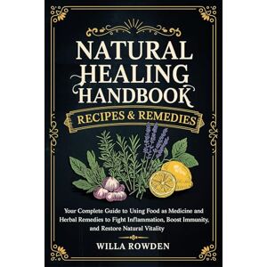 Willa Rowden Natural Healing Handbook Recipes & Remedies: Your Complete Guide to Using Food as Medicine and Herbal Remedies to Fight Inflammation, Boost Immunity, and Restore Natural Vitality Willa Rowden Natural Healing Handbook Recipes & Remedies: Your Complete Guide to Using Food as Medicine and Herbal Remedies to Fight Inflammation, Boost Immunity, and Restore Natural Vitality