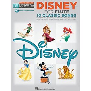 Various Easy Instrumental Play Along Disney Flute Book With Audio Download (Hal Leonard Easy Instrumental Play-Along) (Includes Online Access Code): Easy Instrumental Play-Along Flute Various Easy Instrumental Play Along Disney Flute Book With Audio Download (Hal Leonard Easy Instrumental Play-Along) (Includes Online Access Code): Easy Instrumental Play-Along Flute