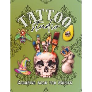 Dellia, Diana Tattoo Studio: Coloring book for adults (Traveling Coloring Books) Dellia, Diana Tattoo Studio: Coloring book for adults (Traveling Coloring Books)