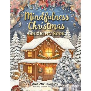 Winters, Beatrice Mindfulness Christmas Coloring Book: A Christmas Adult Coloring Book for Relaxation Featuring Decorations, Winter Wonderland Settings, and Stress Relief Designs Winters, Beatrice Mindfulness Christmas Coloring Book: A Christmas Adult Coloring Book for Relaxation Featuring Decorations, Winter Wonderland Settings, and Stress Relief Designs