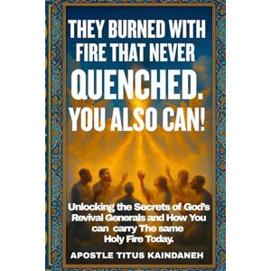 Kaindaneh, Titus THEY BURNED WITH FIRE THAT NEVER QUENCHED. YOU ALSO CAN!: Unlocking the Secrets of God’s Revival Generals—How You Can Carry the Same Holy Fire Today Kaindaneh, Titus THEY BURNED WITH FIRE THAT NEVER QUENCHED. YOU ALSO CAN!: Unlocking the Secrets of God’s Revival Generals—How You Can Carry the Same Holy Fire Today