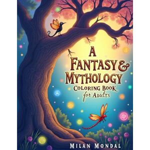 Mondal, Milan A Fantasy & Mythology Coloring Book for Adults: Explore the Magic of Dragons, Fairies, Gods, and Legendary Creatures in Stunning Line Art Pages for Relaxation and Mindfulness Mondal, Milan A Fantasy & Mythology Coloring Book for Adults: Explore the Magic of Dragons, Fairies, Gods, and Legendary Creatures in Stunning Line Art Pages for Relaxation and Mindfulness