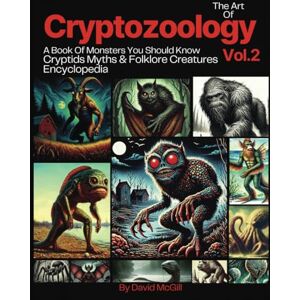 McGill, David The Art Of Cryptozoology Vol 2: A Book Of Monsters You Should Know Cryptids Myths & Folklore Creatures Encyclopedia McGill, David The Art Of Cryptozoology Vol 2: A Book Of Monsters You Should Know Cryptids Myths & Folklore Creatures Encyclopedia