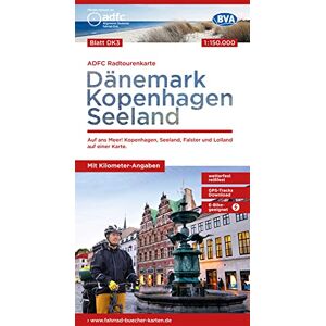 Denmark Copenhagen Seeland cycling map (DK3): Auf ans Meer! Kopenhagen, Seeland, Falster und Lolland auf einer Karte. (Radtourenkarte) Denmark Copenhagen Seeland cycling map (DK3): Auf ans Meer! Kopenhagen, Seeland, Falster und Lolland auf einer Karte. (Radtourenkarte)