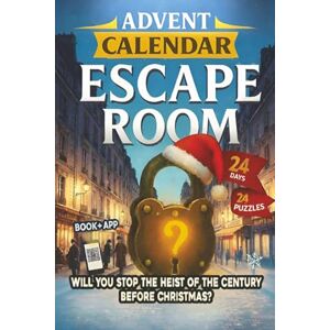LIVIX Escape Room Advent Calendar: 24 Brain Teaser Puzzles for Adults Will You Stop the Heist of the Century Before Christmas? LIVIX Escape Room Advent Calendar: 24 Brain Teaser Puzzles for Adults Will You Stop the Heist of the Century Before Christmas?