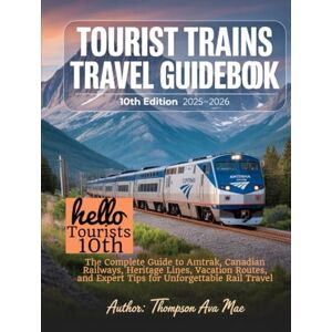 Mae, Thompson Ava TOURIST TRAINS TRAVEL GUIDEBOOK 10TH EDITION 2025–2026: The Complete Guide to Amtrak, Canadian Railways, Heritage Lines, Vacation Routes, and Expert Tips for Unforgettable Rail Travel Mae, Thompson Ava TOURIST TRAINS TRAVEL GUIDEBOOK 10TH EDITION 2025–2026: The Complete Guide to Amtrak, Canadian Railways, Heritage Lines, Vacation Routes, and Expert Tips for Unforgettable Rail Travel