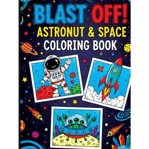 S, V Blast Off! Astronaut & Space Coloring Book for Creative Kids: Rockets, Planets, Aliens & Galactic Adventures: Fun & Imaginative Outer Space Coloring ... Spaceships, Stars and Cosmic Worlds etc S, V Blast Off! Astronaut & Space Coloring Book for Creative Kids: Rockets, Planets, Aliens & Galactic Adventures: Fun & Imaginative Outer Space Coloring ... Spaceships, Stars and Cosmic Worlds etc