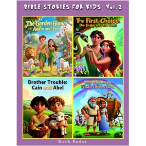Padua, Ruth Bible Stories For Kids, Vol.2., Christian Series, Stories, Children's Bible Stories, Biblical Stories, Sunday School Book: With the Stories on The ... Choice, Brother's: Cain & Abel & Noah's Ark Padua, Ruth Bible Stories For Kids, Vol.2., Christian Series, Stories, Children's Bible Stories, Biblical Stories, Sunday School Book: With the Stories on The ... Choice, Brother's: Cain & Abel & Noah's Ark