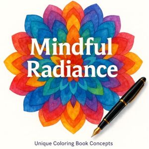 Mindful Radiance: 16 Unique and Colorful Geometric and Kaleidoscope Mandala Type Designs for Outlining, Tracing, Reverse Coloring, and Doodling Mindfulness, Relaxation, and Artistic Creativity Mindful Radiance: 16 Unique and Colorful Geometric and Kaleidoscope Mandala Type Designs for Outlining, Tracing, Reverse Coloring, and Doodling Mindfulness, Relaxation, and Artistic Creativity