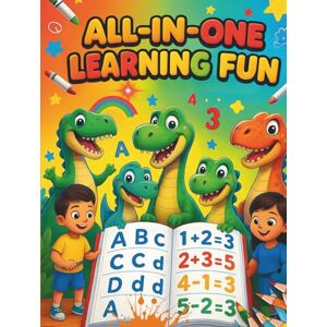SATHYA, MS All-in-One Learning Fun! -: 200+ Pages of Learning Fun Activities : Tracing Letters, Handwriting, Words, Numbers, Math, Coloring & More for Kids Ages 4–8 SATHYA, MS All-in-One Learning Fun! -: 200+ Pages of Learning Fun Activities : Tracing Letters, Handwriting, Words, Numbers, Math, Coloring & More for Kids Ages 4–8