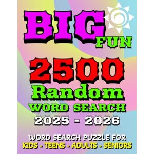 Creative Labs Random Word Puzzle book for Kids / Teens / Seniors and Adults 2025 – 2026 – 2500 word Creative Labs Random Word Puzzle book for Kids / Teens / Seniors and Adults 2025 – 2026 – 2500 word