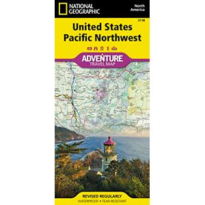 National Geographic Pacific Northwest USA Adventure Map – Waterproof, Tear‑Resistant Travel Map with Topographic Detail, National Parks & Outdoor ... ( Adventure Travel Map) National Geographic Pacific Northwest USA Adventure Map – Waterproof, Tear‑Resistant Travel Map with Topographic Detail, National Parks & Outdoor ... ( Adventure Travel Map)