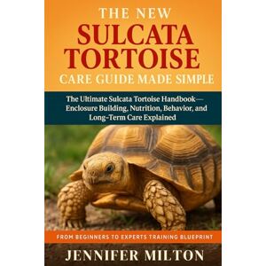 Milton THE NEW SULCATA TORTOISE CARE GUIDE MADE SIMPLE: The Ultimate Sulcata Tortoise Handbook— Enclosure Building, Nutrition, Behavior, and Long-Term Care Explained Milton THE NEW SULCATA TORTOISE CARE GUIDE MADE SIMPLE: The Ultimate Sulcata Tortoise Handbook— Enclosure Building, Nutrition, Behavior, and Long-Term Care Explained