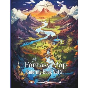 Ashe, Julia Nicole Fantasy Map Coloring Book Vol 2 Ashe, Julia Nicole Fantasy Map Coloring Book Vol 2
