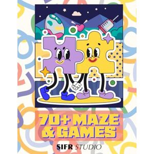 Studio, Sifr 70+ Maze & Games: Fun Puzzles and Activities Book for Kids Ages 4-8 (Sifr Studio Kids Activity Series) Studio, Sifr 70+ Maze & Games: Fun Puzzles and Activities Book for Kids Ages 4-8 (Sifr Studio Kids Activity Series)
