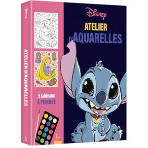Disney Atelier d'aquarelle Coffret 5 tableaux à peindre: avec une palette, un pinceau et tampon mousse Disney Atelier d'aquarelle Coffret 5 tableaux à peindre: avec une palette, un pinceau et tampon mousse