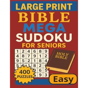 Brands, Redneck Large Print Mega Bible Senior Sudoku: Mega Sudoku, Sudoku Large Print Easy Large Print Sudoku Puzzle Book, 400 Easy Puzzles, Easy Sudoku for Seniors (Biblical Sudoku) Brands, Redneck Large Print Mega Bible Senior Sudoku: Mega Sudoku, Sudoku Large Print Easy Large Print Sudoku Puzzle Book, 400 Easy Puzzles, Easy Sudoku for Seniors (Biblical Sudoku)
