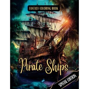 I., Elina Fantasy Coloring Book Pirate Ships Special Edition: For Men and Women Pirate Ships Images with White and Black Backgrounds (Pirate Special Edition Coloring Books) I., Elina Fantasy Coloring Book Pirate Ships Special Edition: For Men and Women Pirate Ships Images with White and Black Backgrounds (Pirate Special Edition Coloring Books)