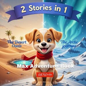 McDoodles, Ruff 2-in-1 Max Adventure Book: The Desert Oasis & The Arctic Journey (Max the Explorer Pup Story Books) McDoodles, Ruff 2-in-1 Max Adventure Book: The Desert Oasis & The Arctic Journey (Max the Explorer Pup Story Books)