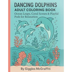 McGraffiti, Giggles Dancing Dolphins Adult Coloring Book: Ocean Leaps, Coral Scenes & Playful Pods for Relaxation McGraffiti, Giggles Dancing Dolphins Adult Coloring Book: Ocean Leaps, Coral Scenes & Playful Pods for Relaxation