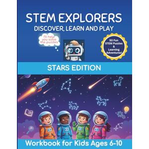 Learning, CurioQuest STEM Explorers Discover, Learn and Play Workbook Stars Edition: Hands-On Science Adventures That Spark Curiosity and Creativity (CurioQuest Learning) Learning, CurioQuest STEM Explorers Discover, Learn and Play Workbook Stars Edition: Hands-On Science Adventures That Spark Curiosity and Creativity (CurioQuest Learning)