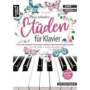Prelog, Theresia Meine schönsten Etüden für Klavier: 26 leicht spielbar arrangierte Etüden der Klassik & Romantik (inkl. QR-Codes + Audio-Download). Klaviernoten. Czerny. Duvernoy. Heller. Bertini. Berens. Schytte Prelog, Theresia Meine schönsten Etüden für Klavier: 26 leicht spielbar arrangierte Etüden der Klassik & Romantik (inkl. QR-Codes + Audio-Download). Klaviernoten. Czerny. Duvernoy. Heller. Bertini. Berens. Schytte
