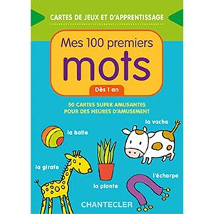 ZNU Cartes de jeux et d'apprentissage Mes 100 premiers mots (dès 1 an): 50 Cartes super amusantes pour des heures d’amusement ZNU Cartes de jeux et d'apprentissage Mes 100 premiers mots (dès 1 an): 50 Cartes super amusantes pour des heures d’amusement