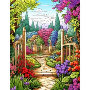 Santos, Nano Giant Coloring Book: 500 Coloring Pages of Beautiful Gardens kids or adults.: Color your way through a blooming paradise. Santos, Nano Giant Coloring Book: 500 Coloring Pages of Beautiful Gardens kids or adults.: Color your way through a blooming paradise.