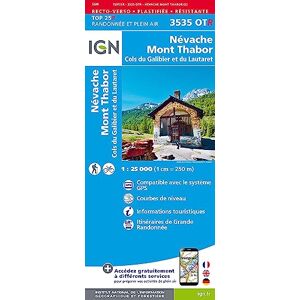 Institut Géographique National Névache / Mont Thabor / Cols du Galibier & Lautaret: 3535OTR (TOP 25R) Institut Géographique National Névache / Mont Thabor / Cols du Galibier & Lautaret: 3535OTR (TOP 25R)