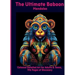 Moors, Emma The Ultimate Baboon Mandalas: Colossal Detailed Art for Adults & Teens, 196 Pages of Discovery Moors, Emma The Ultimate Baboon Mandalas: Colossal Detailed Art for Adults & Teens, 196 Pages of Discovery