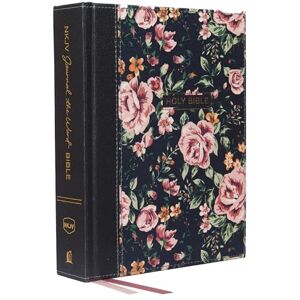 Thomas Nelson NKJV, Journal the Word Bible, Cloth over Board, Blue Floral, Red Letter, Comfort Print: Reflect, Journal, or Create Art Next to Your Favorite Verses Thomas Nelson NKJV, Journal the Word Bible, Cloth over Board, Blue Floral, Red Letter, Comfort Print: Reflect, Journal, or Create Art Next to Your Favorite Verses