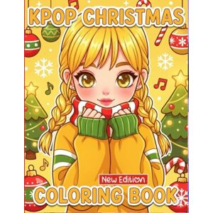 Studio, Damian Schäfer K-Pop Christmas Coloring Book: Over 60 Fun & Beautiful Designs for Kids Ages 4-8 9-12, Teens, and Fans of All Ages Studio, Damian Schäfer K-Pop Christmas Coloring Book: Over 60 Fun & Beautiful Designs for Kids Ages 4-8 9-12, Teens, and Fans of All Ages
