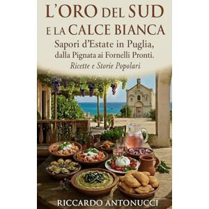 Antonucci, Riccardo L’ORO DEL SUD E LA CALCE BIANCA: Sapori d’Estate in Puglia, dalla Pignata ai Fornelli Pronti. Ricette e Storie Popolari Antonucci, Riccardo L’ORO DEL SUD E LA CALCE BIANCA: Sapori d’Estate in Puglia, dalla Pignata ai Fornelli Pronti. Ricette e Storie Popolari